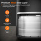 magicplux Hot Air Fryer 5,5L XXL, 1500W Airfryer with 13 Pre-programmed, with Digital LED Touch Screen, X CYCLONE AIR-Even Heat Technology, with 21 Recipe, Dishwasher Safe, Black