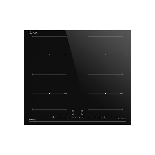 magicplux induction hob 60cm built-in hob Built-in electric hob 4 cooking zones, 9 power levels, sensor touch control, childproof lock